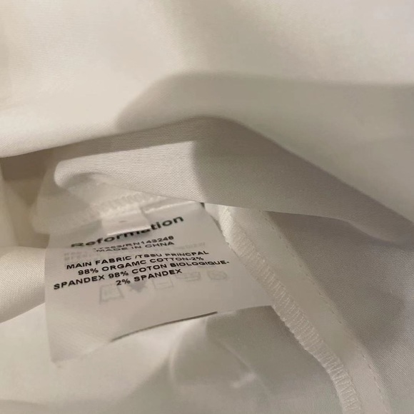 Reformation Michaela Dress in White *NEW* - Picture 7 of 7